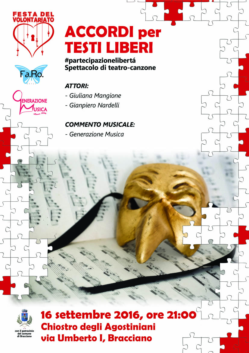 locandina teatro canzone